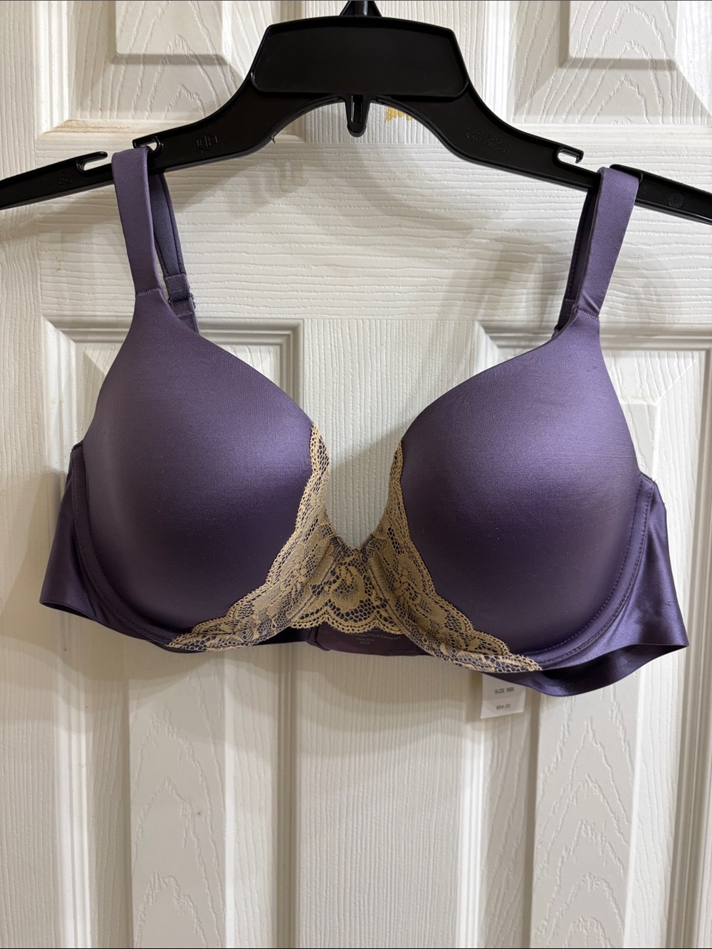 Soma Purple Enhancing Shape™ Full Coverage Lace Trim Bra. NWT